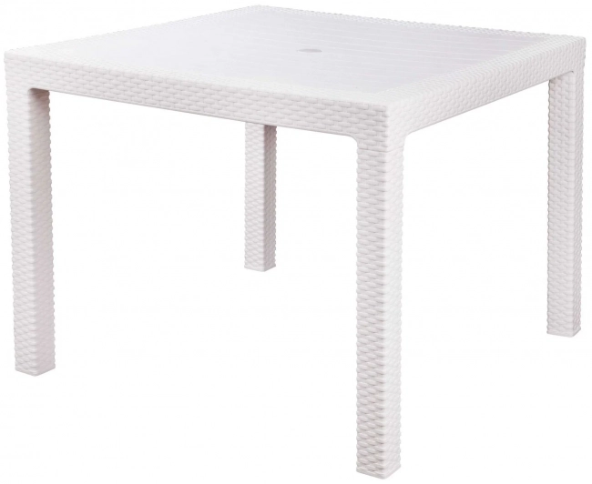 Мебель Tweet Стол обеденный Kvatro 940*940мм, белый Мебель Tweet Стол обеденный Kvatro 940*940мм, белый