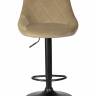 Стул барный DOBRIN LOGAN BLACK, мокко велюр (MJ9-9)