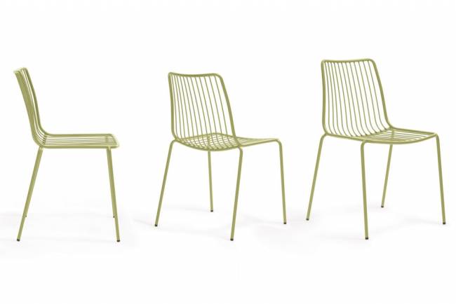 Стул металлический Nolita зеленый шалфей 550х535х770 мм