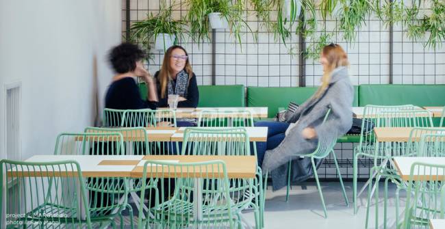 Стул металлический Nolita зеленый шалфей 550х535х770 мм