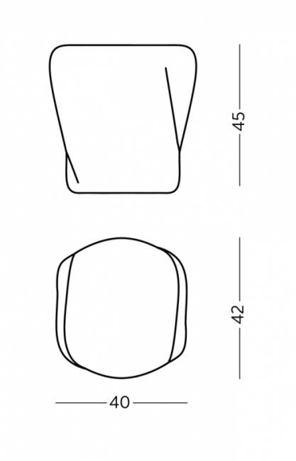 Столик пластиковый журнальный Reborn Standard туманный белый 420х400х450 мм