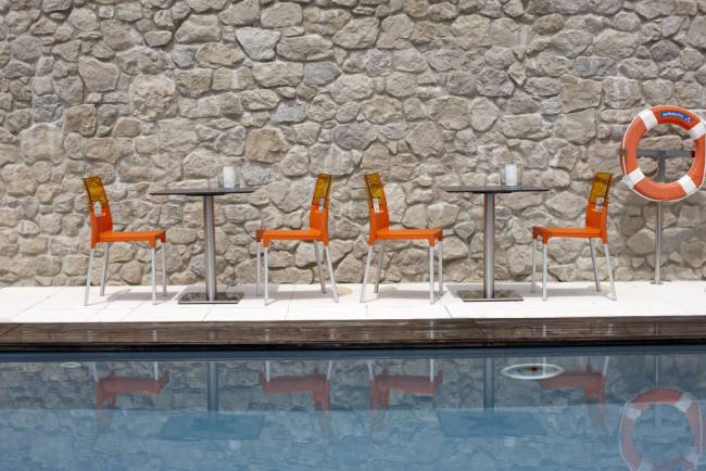 Подстолье металлическое Tiffany сатинированный стальной 400х400х730 мм