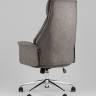 Кресло офисное TopChairs Neoma серый экокожа