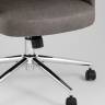 Кресло офисное TopChairs Neoma серый экокожа
