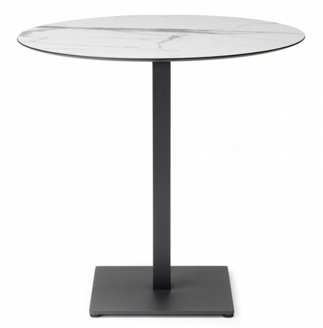 Столешница круглая Compact Laminate для подстолья Nemo, Domino, Tiffany, Cross белый мрамор Каррара Ø700х10 мм Столешница круглая Compact Laminate для подстолья Nemo, Domino, Tiffany, Cross белый мрамор Каррара Ø700х10 мм