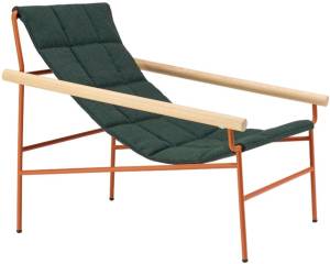 Кресло лаунж металлическое Dress Code Glam Indoor терракотовый, черный 750х860х745 мм