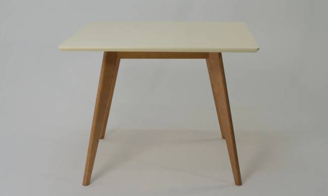 Стол Сканди М 100 натур/слоновая кость со стульями Ингольф натур