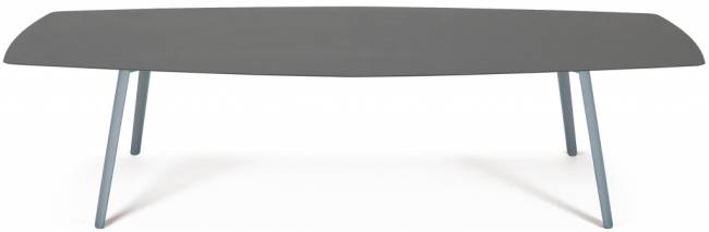 Стол ламинированный Squid голубой, антрацит 2990х1290х730 мм Стол ламинированный Squid голубой, антрацит 2990х1290х730 мм