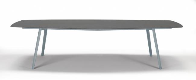 Стол ламинированный Squid голубой, антрацит 2990х1290х730 мм Стол ламинированный Squid голубой, антрацит 2990х1290х730 мм