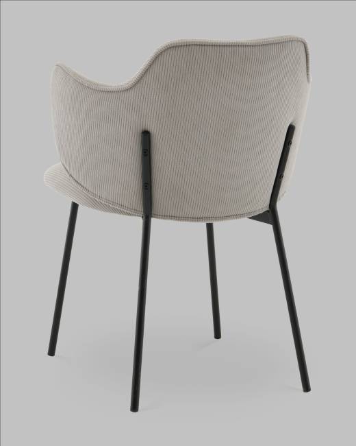 Стул Джиннет NEW велюр светло-серый