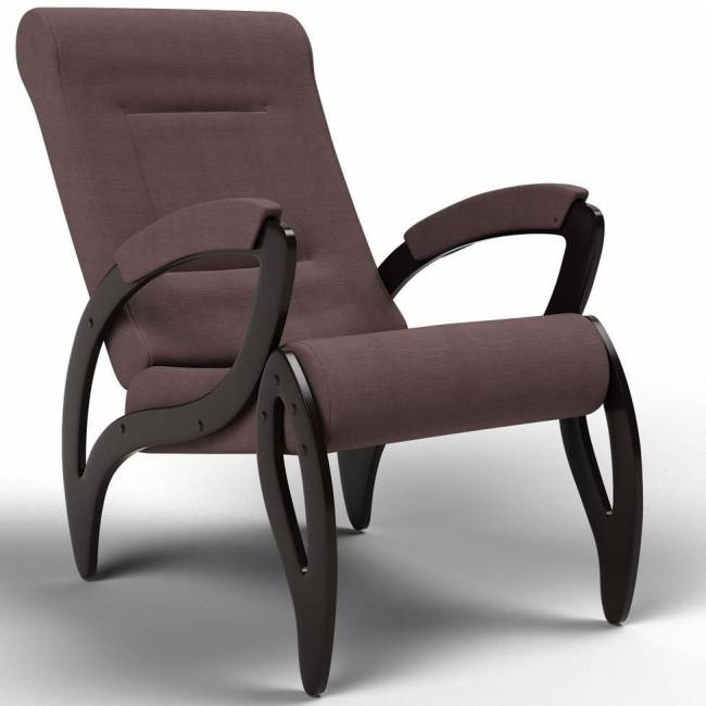 Кресло для отдыха Зельден, ткань кофе с молоком