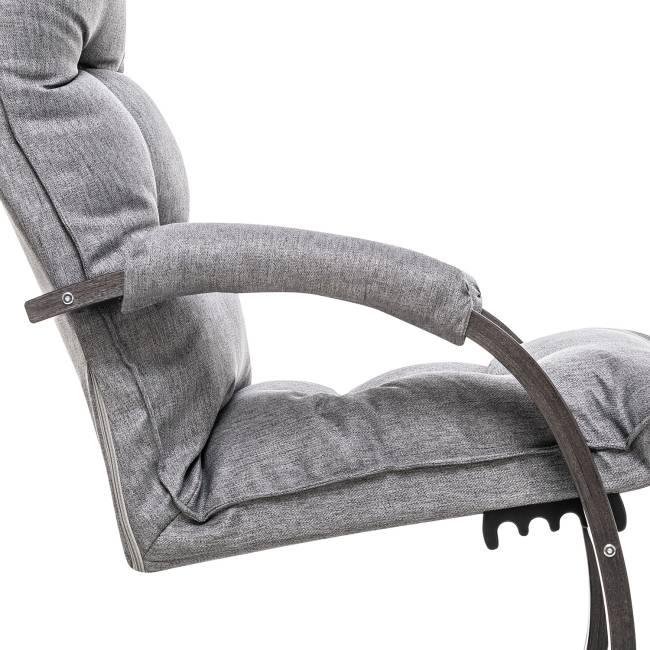 Кресло-трансформер Leset Монако Венге текстура Malmo 90 (серый)