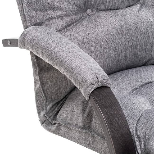 Кресло-трансформер Leset Монако Венге текстура Malmo 90 (серый)