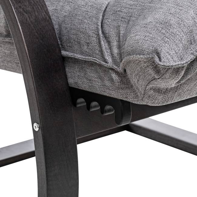 Кресло-трансформер Leset Монако Венге текстура Malmo 90 (серый)