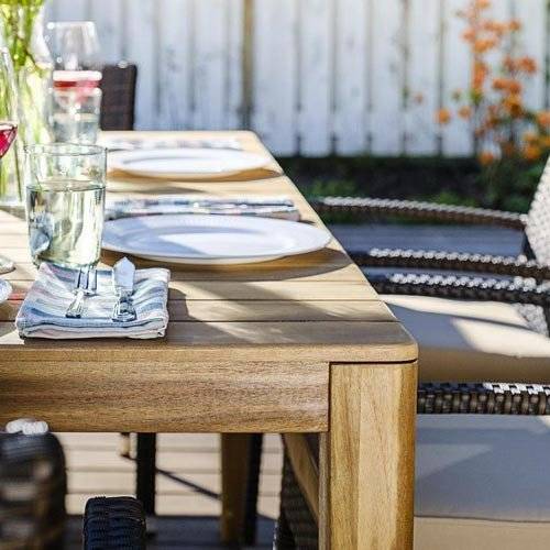 Обеденный комплект AURA, 170 см, на 6 персон, со стульями