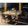 Обеденный комплект AURA, 170 см, на 6 персон, со стульями