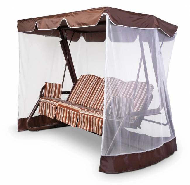 Тент-крыша + москитная сетка 76-е 244х142х170, шоколад Тент-крыша + москитная сетка 76-е 244х142х170, шоколад