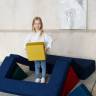Детский диван-трансформер "Easy Play" тип.2 Разноцветный Велюр