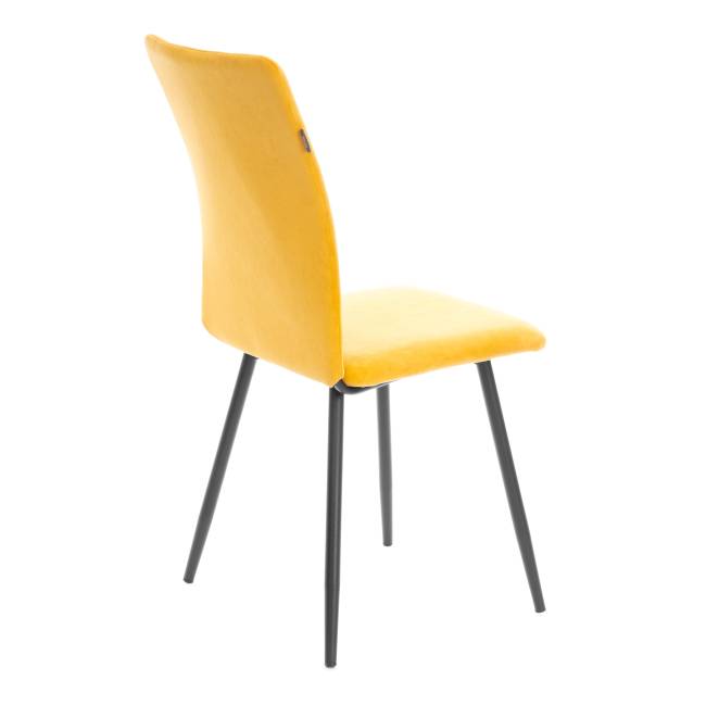 Стул обеденный La Rousse/Ля Русс КЗ, Нью, велюр, модера 16желтый Modera 16 желтый велюр