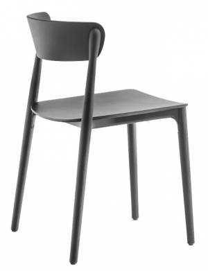 Стул деревянный Nemea черный ясень 520х500х770 мм