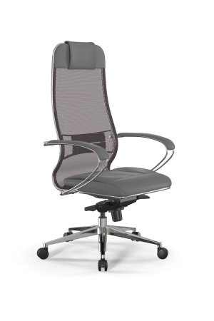 Кресло Samurai L1-2K - TS+Infinity /Uc00/Wm06/K2cL(M06.B32.G11.W03), св.коричневый-серый