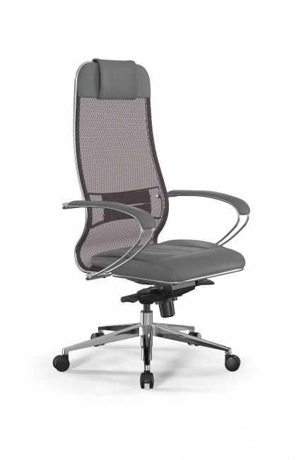 Кресло Samurai L1-2K - TS+Infinity /Uc00/Wm06/K2cL(M06.B32.G11.W03), св.коричневый-серый