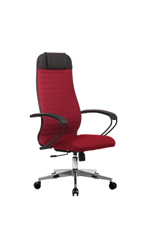 Кресло МЕТТА-21(MPRU)/подл.130/осн.004, красный/красный