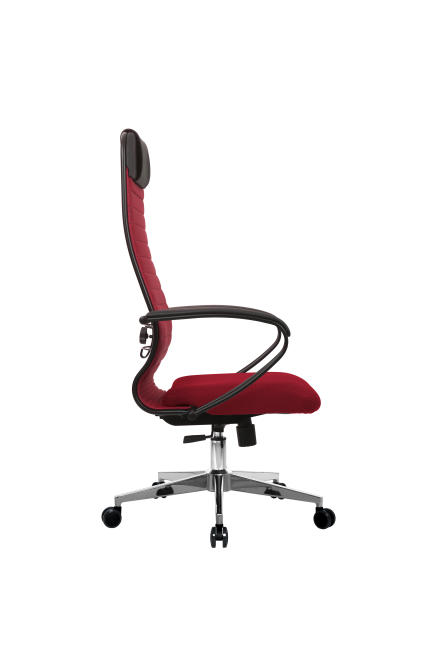 Кресло МЕТТА-21(MPRU)/подл.130/осн.004, красный/красный