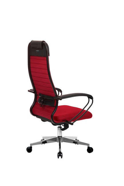 Кресло МЕТТА-21(MPRU)/подл.130/осн.004, красный/красный