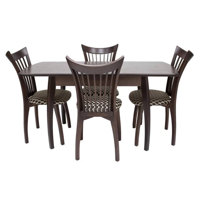 Набор мебели для кухни Leset Шервуд 1Р + Орегон Венге Палермо коричневый Венге