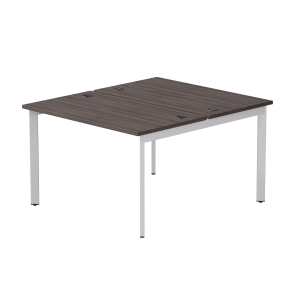 Бенч-система на 2 места Everprof EVO на металлокаркасе 1180х670(1370)x755 опоры 45гр Дуб Пасадена/Белый