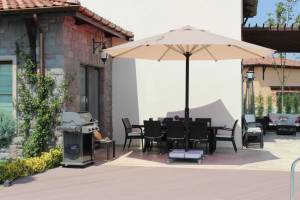 Зонт профессиональный Ø3 м Lux Telescopic бежевый Ø3000 мм