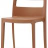 Стул пластиковый Sai терракотовый 480х510х820 мм