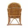 Кресло-качалка из ротанга с подножкой (Коньяк)