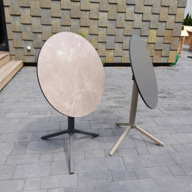 Столешница круглая Solid Compact Ø890 антрацит Ø890х12 мм Столешница круглая Solid Compact Ø890 антрацит Ø890х12 мм