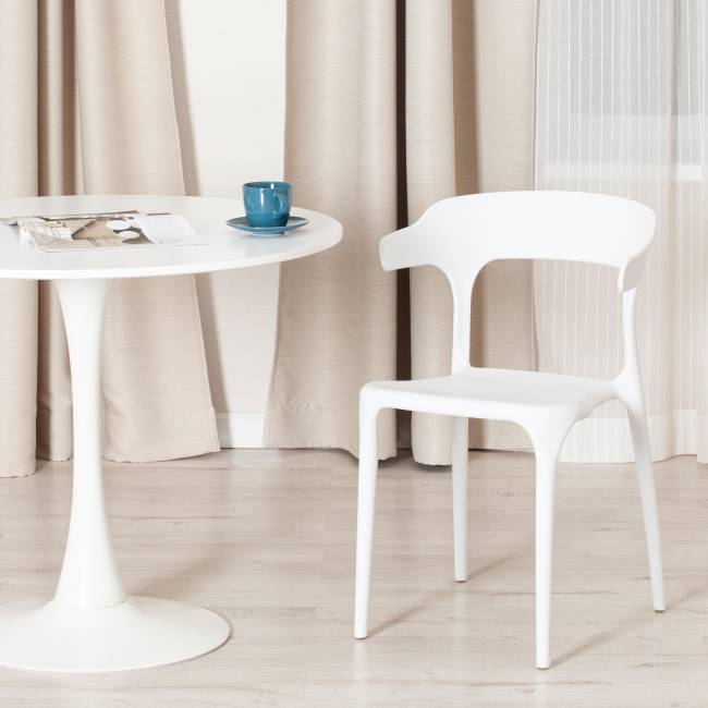 Стул TON (mod. PC33) / 1 шт. в упаковке пластик, 48 x 48 x 74 см, белый (White C0057) белый пластик Стул TON (mod. PC33) / 1 шт. в упаковке пластик, 48 x 48 x 74 см, белый (White C0057) белый пластик