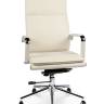 Кресло офисное / Харман / (ivory) хром / слоновая кость экокожа