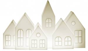 Светильник пластиковый настольный Kuusi Warm Lighting LED белый 735х210х430 мм