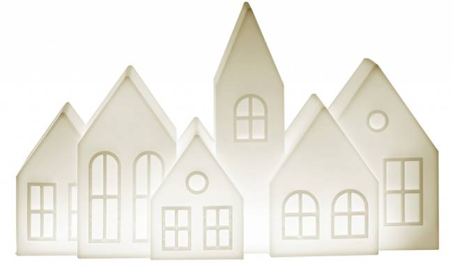 Светильник пластиковый настольный Kuusi Warm Lighting LED белый 735х210х430 мм