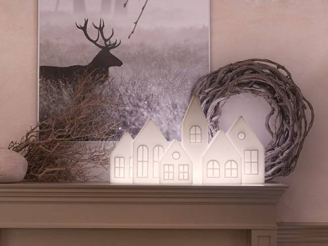 Светильник пластиковый настольный Kuusi Warm Lighting LED белый 735х210х430 мм