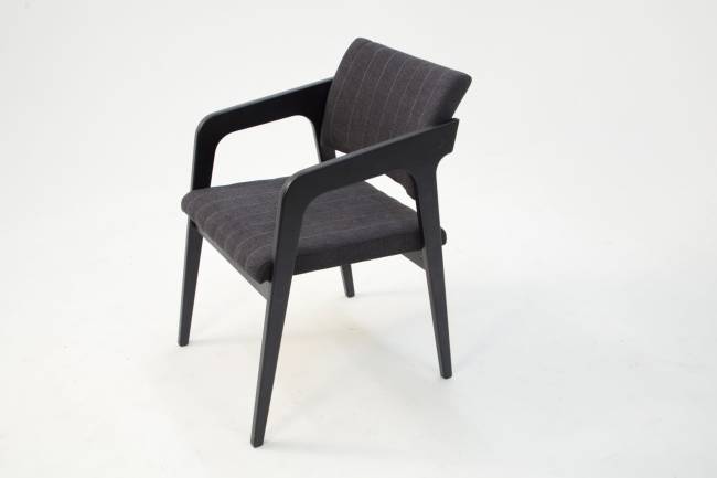 Стул-кресло Шадди чёрный/синий