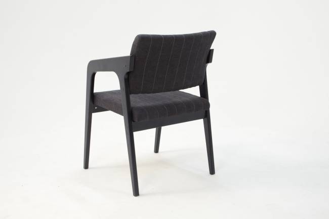 Стул-кресло Шадди чёрный/синий