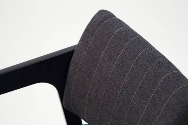 Стул-кресло Шадди чёрный/синий