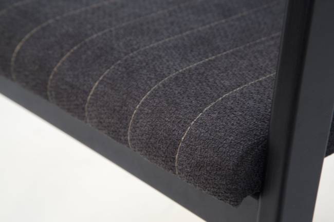 Стул-кресло Шадди чёрный/синий