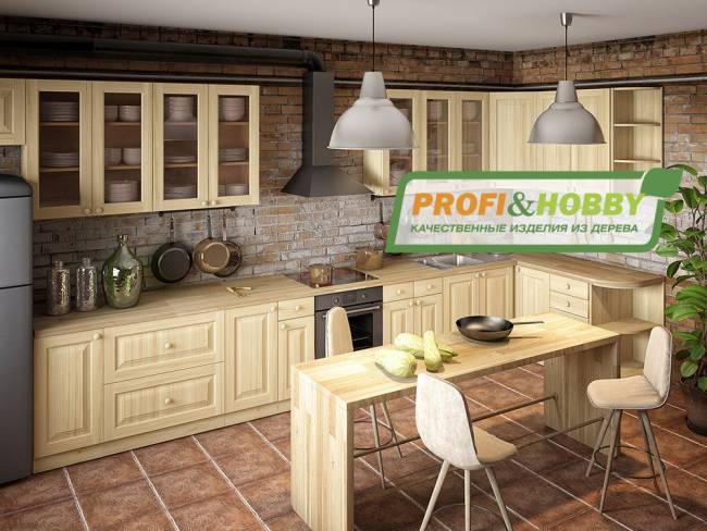 Тумба 1 дверь, 1 ящик 400 х 560 х 720 сосна, без покраски