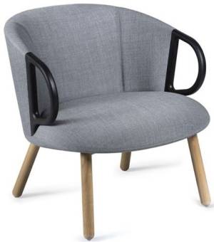 Кресло деревянное с обивкой Cucaracha LB BL 715х760х740 мм