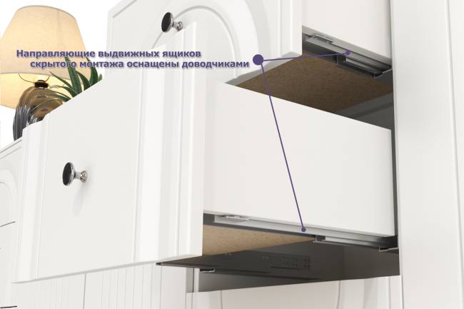 Набор мебели для Вашей гостиной комнаты Валенсия № 106 цвет белый шагрень