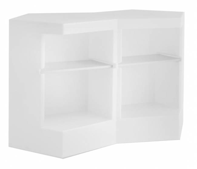 Стойка барная светящаяся Iceberg белый 1600х800х1010 мм