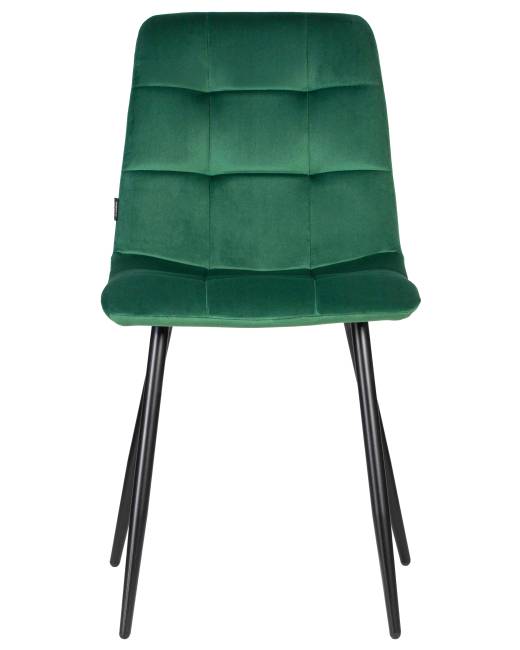Стул обеденный DOBRIN CHILLY, Темно-зеленый Holland 30, основание черное
