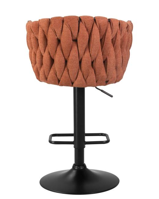 Набор 2 шт Стул барный DOBRIN LEON, оранжевая ткань (LAR 275-27)